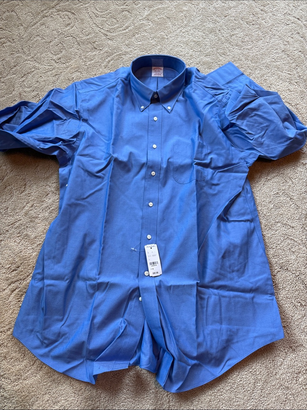 NWT XL men’s Brooks Brothers dress shirt, blue